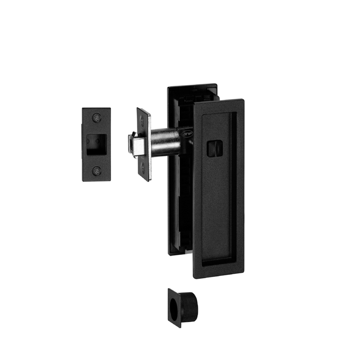 IN.20.927.B - 2 CERRADURA PARA PUERTA CORREDERA BLACK