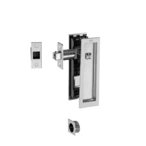 IN.20.927.NM - 2 CERRADURA PARA PUERTA CORREDERA NIQUEL MATE