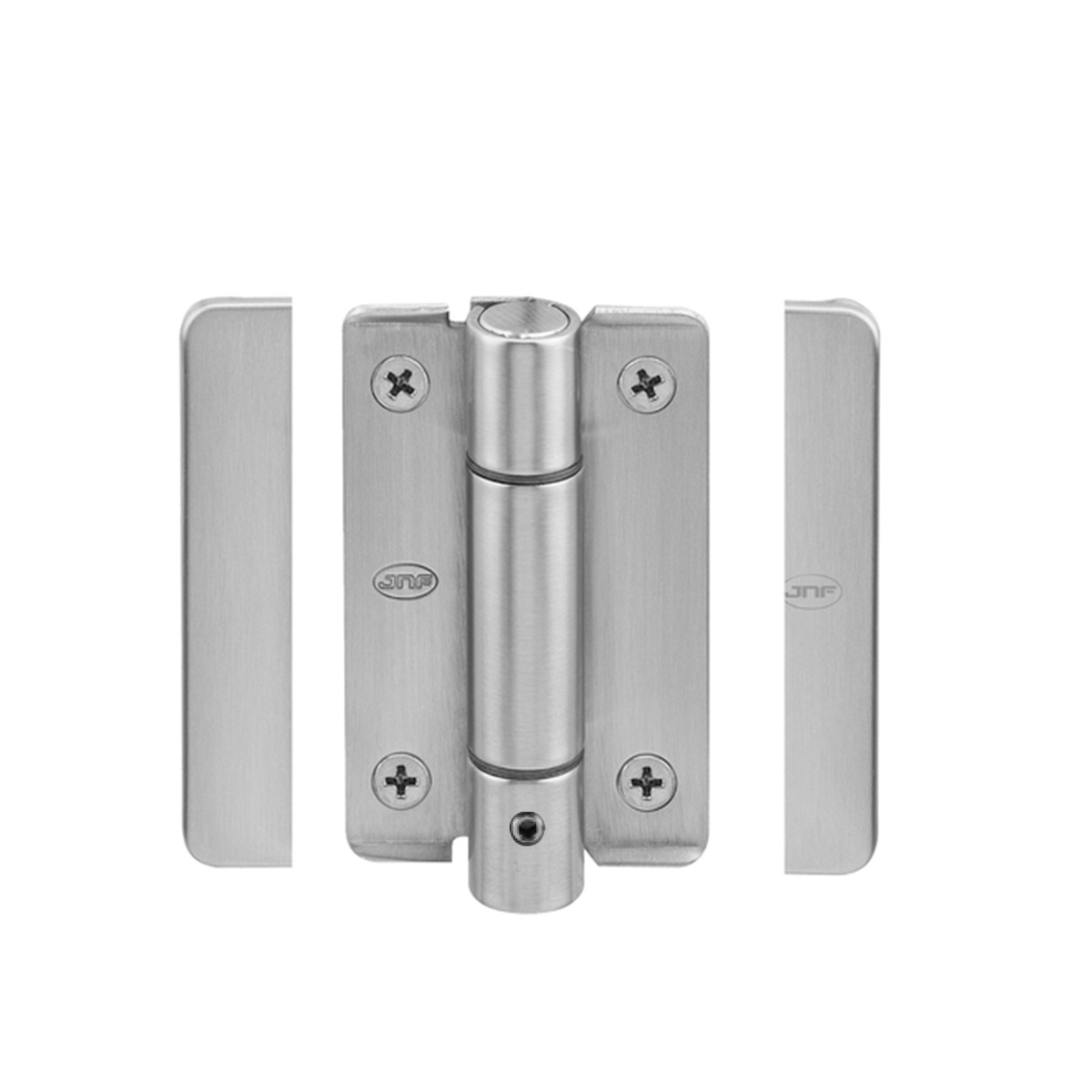 SM.005.E – 2 BISAGRA CON RESORTE CON TAPA Y TORNILLOS