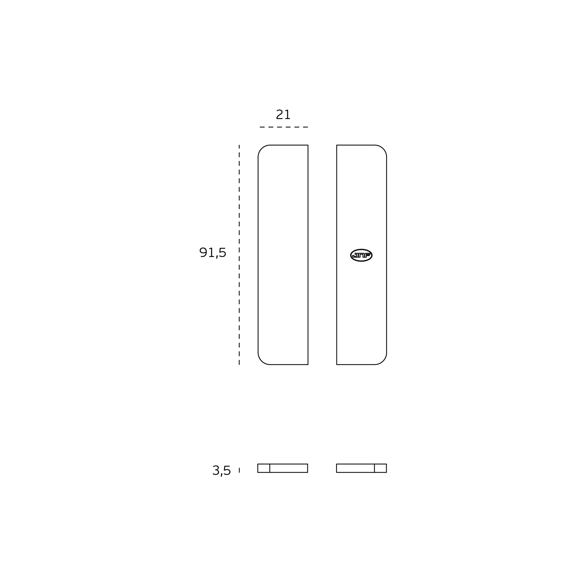 SM.005.E – 5 BISAGRA CON RESORTE CON TAPA Y TORNILLOS