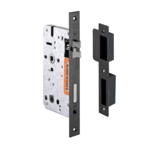 IN.20.896.60.TB - 1 CERRADURA DE EMBUTIR CON CONDENA PARA BAÑO TITANIUM BLACK