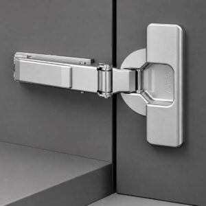PB.01.C08.RSC - 2 BISAGRA RECTA-SEMI CURVA COPA 8 MM PARA MUEBLE 105°