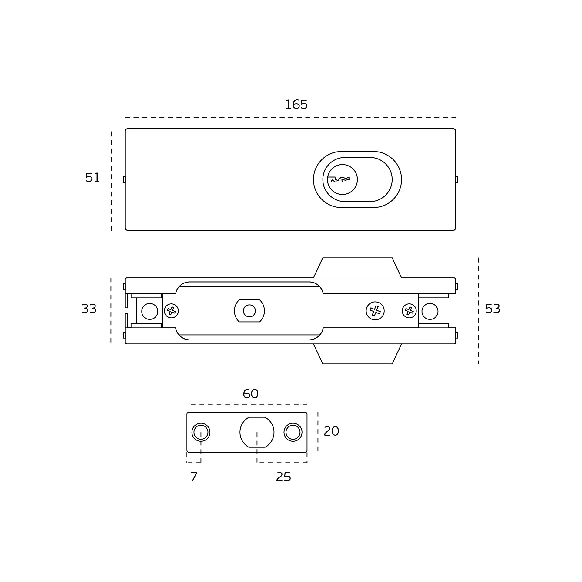 IN.81.120 – 2 CERRADURA PARA PUERTA DE CRISTAL Q SYSTEM
