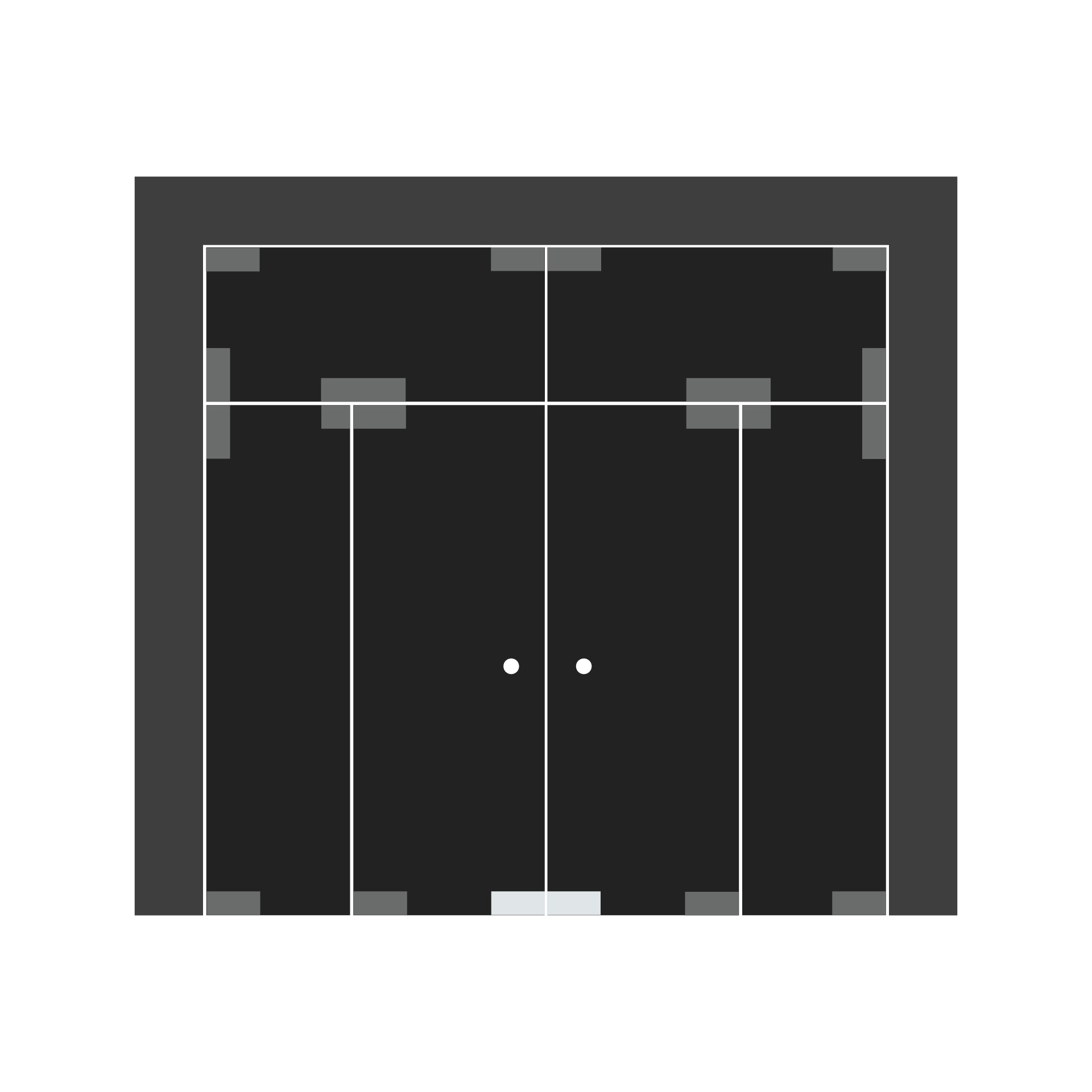 IN.81.120 – 3 CERRADURA PARA PUERTA DE CRISTAL Q SYSTEM