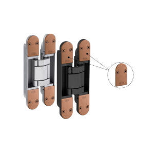 IN.05.062.C.TCH - 1 - Kit de tapas para bisagra Coplan JNF - Acabado Titanium Chocolate
