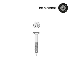 IN.05.PDE.A – 1 - Tornillos cabeza pozidrive para madera 4 X 25 MM - AISI 304