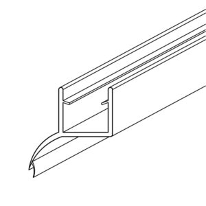 IN.15.999.H – 2 - Sello para cristal en PVC transparente para vidrios de 8 a 10 mm