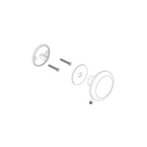 IN.00.099.TB - 2 - Pomo JNF de puerta - Titanium Black