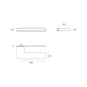 IN.00.532.45.TB - 2 MANILLA GEOMETRIC SLIM TITANIUM BLACK