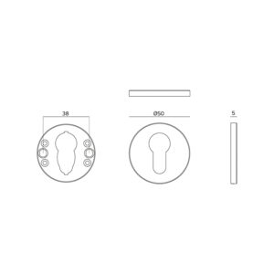 IN.04.RPZ.05N.TB - 2 - Bocallave JNF para cilindro - Titanium Black