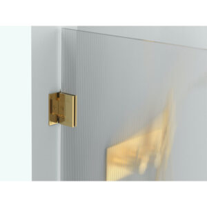 Bisagra pared - cristal con freno - Titanium Gold - IN.05.306.TG