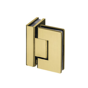 IN.05.311.TG - 1 - Bisagra JNF cristal - cristal 8 - 12 mm - Titanium Gold