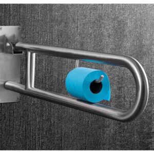 IN.12.002 - 2 - Barra de apoyo JNF plegable con porta rollo