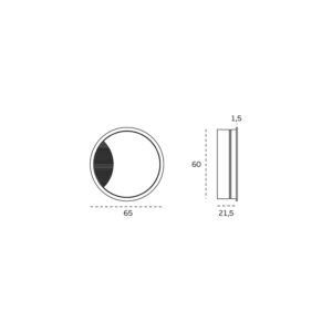 IN.22.140.060 - 2 - Pasacable JNF aluminio de embutir