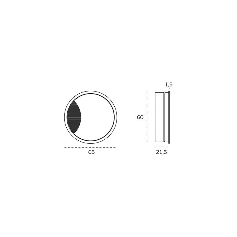 IN.22.140.060 - 2 - Pasacable JNF aluminio de embutir