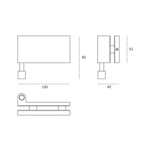IN.27.005 - 2 - Bisagra inferior (pivote) JNF para puerta plegable