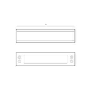 IN.28.698 - 2 - Caja en aluminio de sobreponer aplicable con IN.28.697