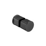 IN.75.042.TB - 1 - Pomo doble para puertas de cristal Titanium Black