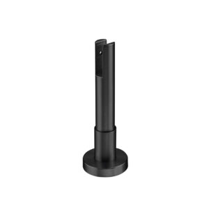 SM.017.TB - 2 - Pie regulable de 120 - 150 mm para soporte de panel acabado Titanium Black
