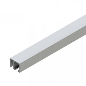 15.257.3000 - 1 - Carril superior con soporte para cristal fijo - Acabado satín