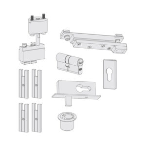 IN.15.550.4 - 1 - Kit para puertas pivotante Park System