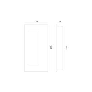 IN.16.410.TB - 2 - Cazoleta de embutir rectangular JNF - Acabado Titanium Black