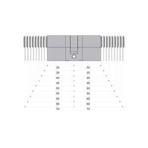 IN.19.S11.30.40 - 2 - Cilindro europeo JNF llave - llave 70mm
