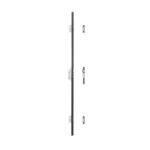 IN.20.033 - 1 - Cerradura de seguridad con 3 puntos – Black