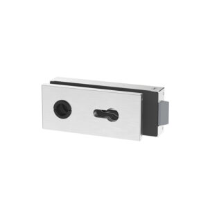 IN.20.360 - 1 - Cerradura para puerta de cristal con cilindro europeo