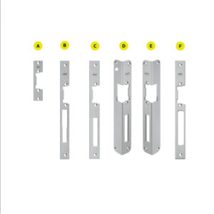 IN.20.655.B - 2 - Cerradero Eléctrico JNF con cerradero para aluminio