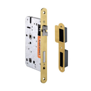 IN.20.896.R.TG - 1 - Cerradura JNF de embutir con condena para baño - Titanium Gold