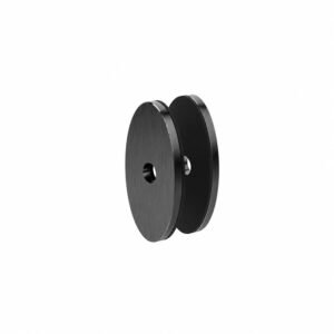 IN.08.MFU.DV.30.TB - 1 - Juegos de adaptadores para cristal - Manillón doble Ø30 JNF - Titanium Black