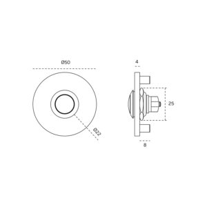 IN.24.207.TB - 2 - Interruptor JNF Ø 50mm - Titanium Black