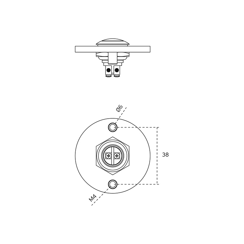 IN.24.207.TB - 3 - Interruptor JNF Ø 50mm - Titanium Black