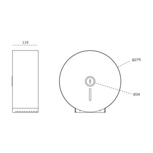 IN.60.489 - 2 - Dispensador JNF de papel Jumbo