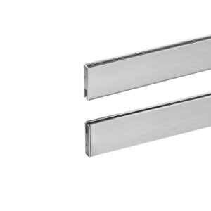 IN.81.402 - 1 - Conjunto superior y inferior para cristal fijo - 3000 mm